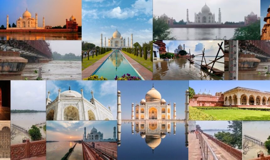 यमुना नदी का जलस्तर बढ़ा, ताज महल पर मंडराया खतरा