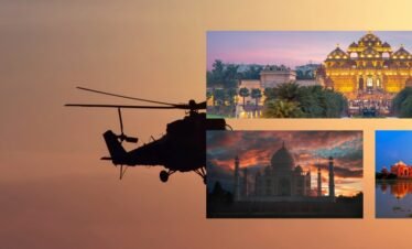 दिल्ली से हेलीकॉप्टर द्वारा ताजमहल टूर